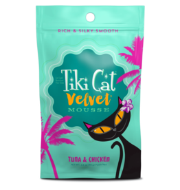 Tiki Cat Tiki Cat Velvet Mousse Cat Food Tuna & Chicken 2.8 oz