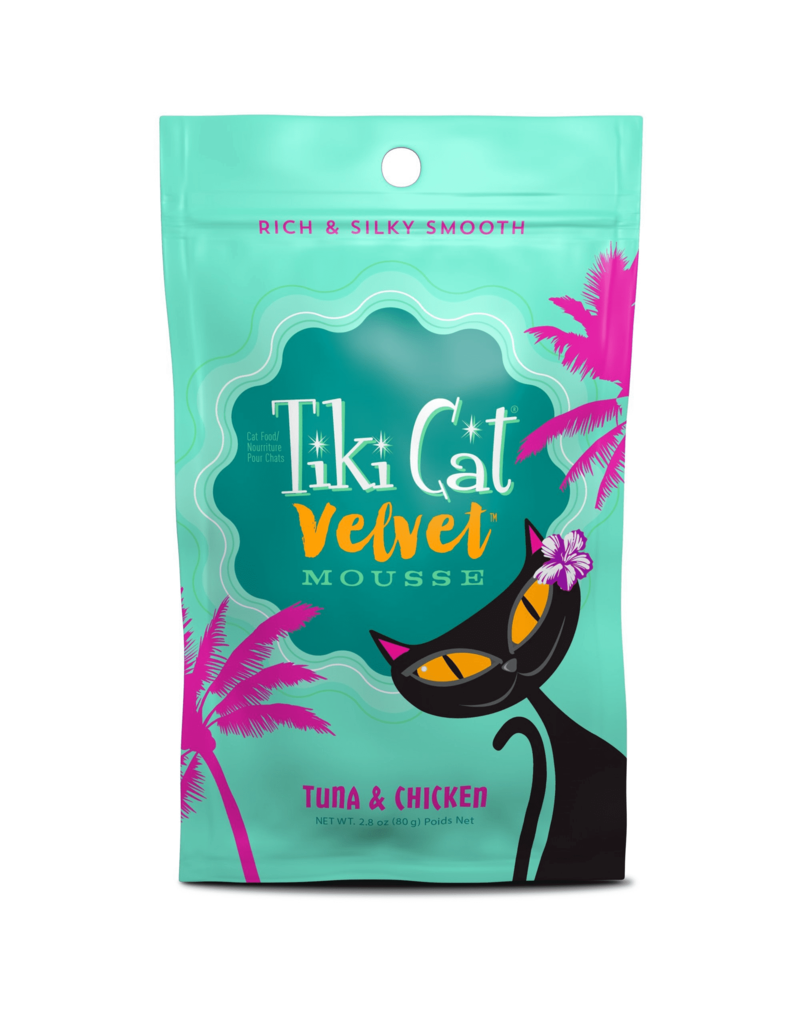 Tiki Cat Tiki Cat Velvet Mousse Cat Food Tuna & Chicken 2.8 oz