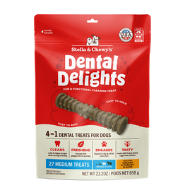 Stella & Chewy's Stella & Chewy's Dental Delights Medium Dental Treats (For Dogs 26-50LB) 23.2oz