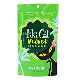 Tiki Cat Tiki Cat Velvet Mousse Tuna & Mackerel Wet Cat Food 2.8oz