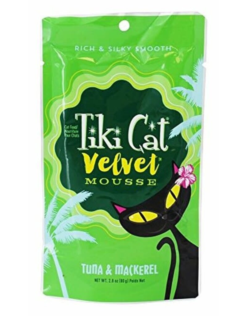 Tiki Cat Tiki Cat Velvet Mousse Tuna & Mackerel Wet Cat Food 2.8oz