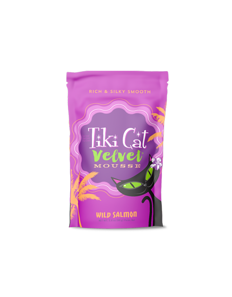 Tiki Cat Tiki Cat Velvet Mousse Salmon Recipe Wet Cat Food 2.8oz