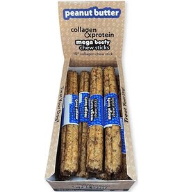 Frankly Frankly 10" Peanut Butter Flavored Collagen Chew Sticks For Dogs