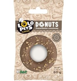 Lolo Bakery Gourmet Mini Peanut Butter Donut Treat for Dog