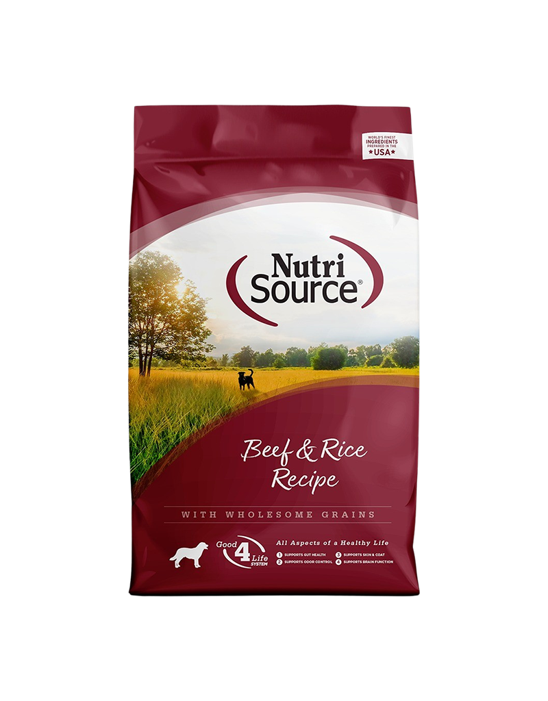 Nutrisource Nutrisource Beef & Brown Rice Dog Food 26LB