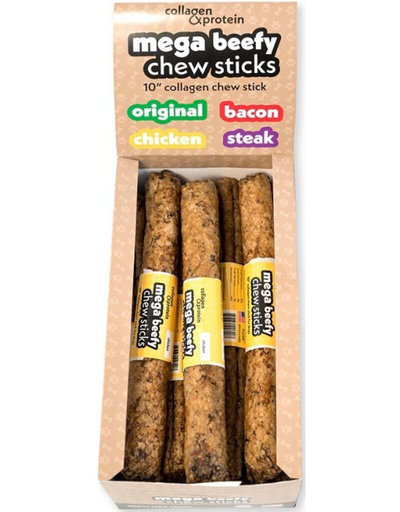 Frankly Frankly 10" Chicken Flavored Collagen Chew Sticks For Dogs