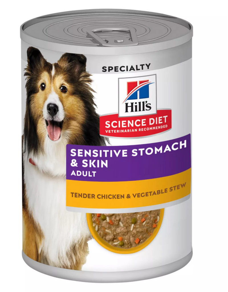 Hill's SD Sensitive Stomach & Skin Adult Chicken/Vegtable Stew 12.5oz (608496)