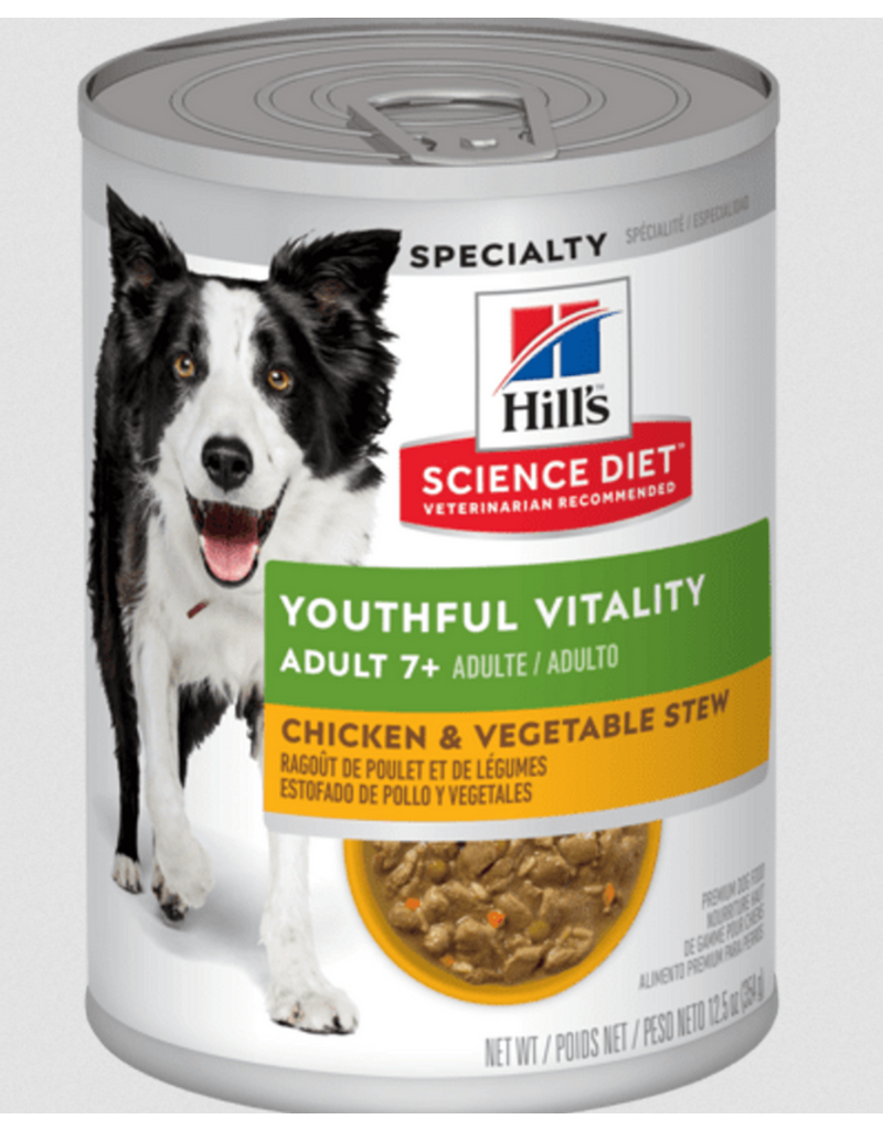 Hill's SD Senior Vitality Adullt 7+ Chicken/Vegtable Stew 12.5 oz (10763)