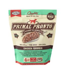 Primal Primal Frozen Raw Pronto Chicken Formula Dog Food 4LB