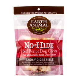 Earth Animal Earth Animal No-Hide Beef Rolls For Dogs 4" 2 Pack