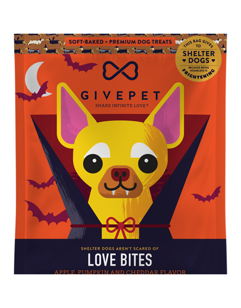 Givepet Dog Soft Baked Halloween Love Bites 6oz