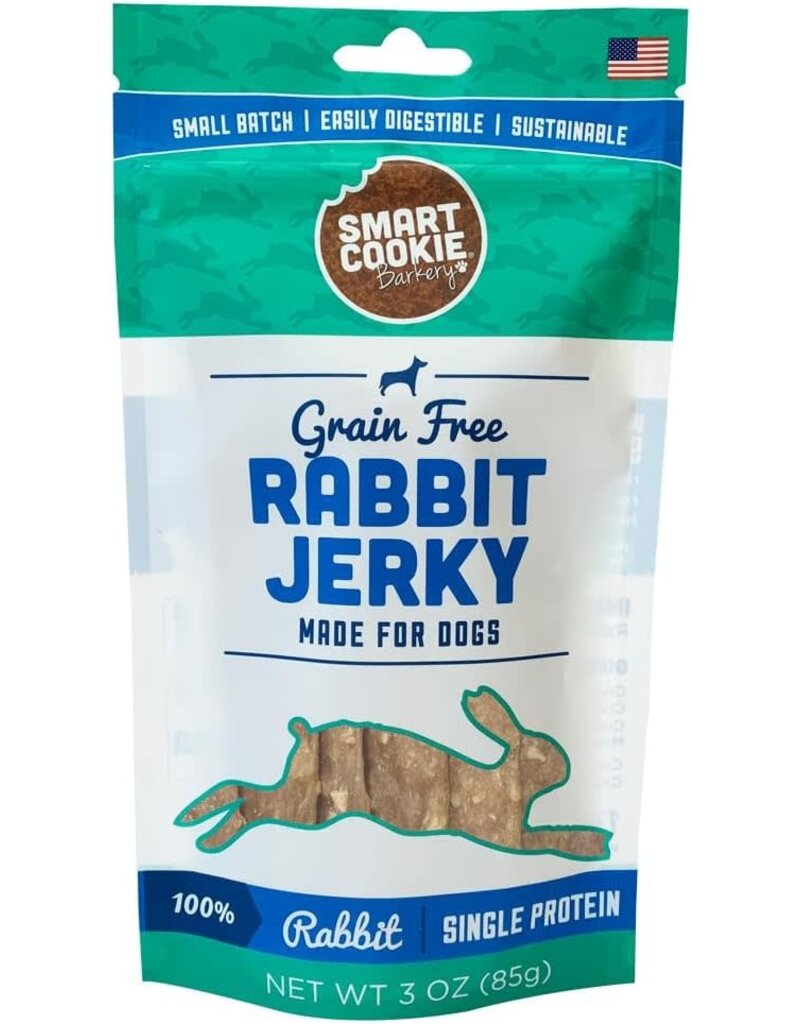 Smart Cookie 100% Rabbit Jerky Strips Dog Treats 3oz
