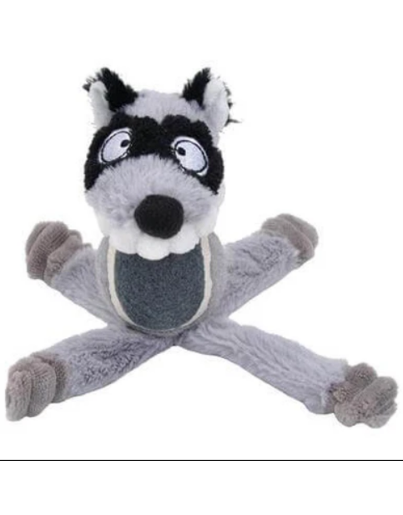 Li'l Pals Latex & Rope Toy Racoon