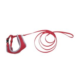 Coastal Pet Products Coastal Comfort Soft Mesh Cat Harness & Leash, Red, 11 to 14-in chest