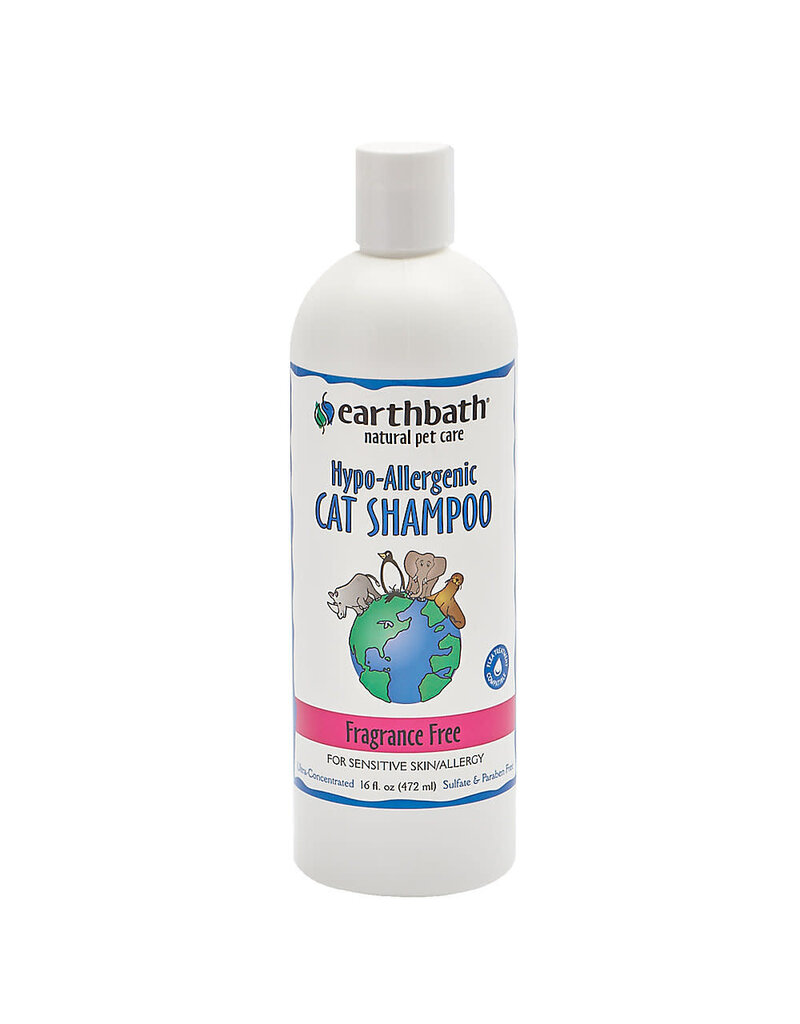 Earthbath EarthBath Cat Shampoo Fragrance Free Hypo Allergenic 16 oz