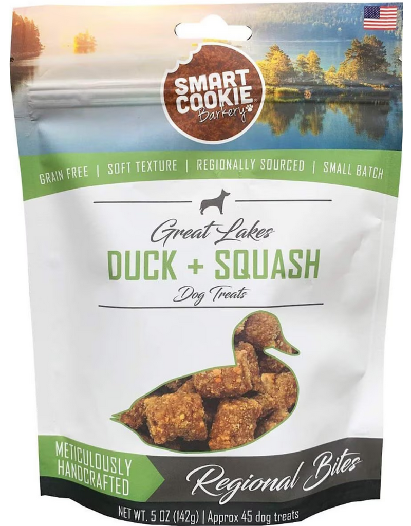 Smart Cookie Great Lakes: Duck + Squash Dog Treats 5oz