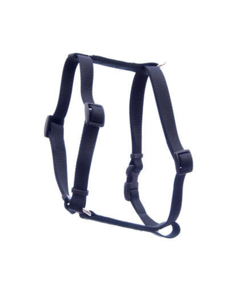 Coastal Pet Products Coastal Standard Adjustable Nylon Dog Harness 5/8" Adj.harness Blk-black 20