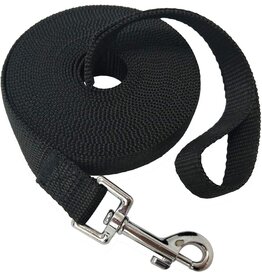 5/8"*72" NYLON WEB TRAINING LEAD-BLACK