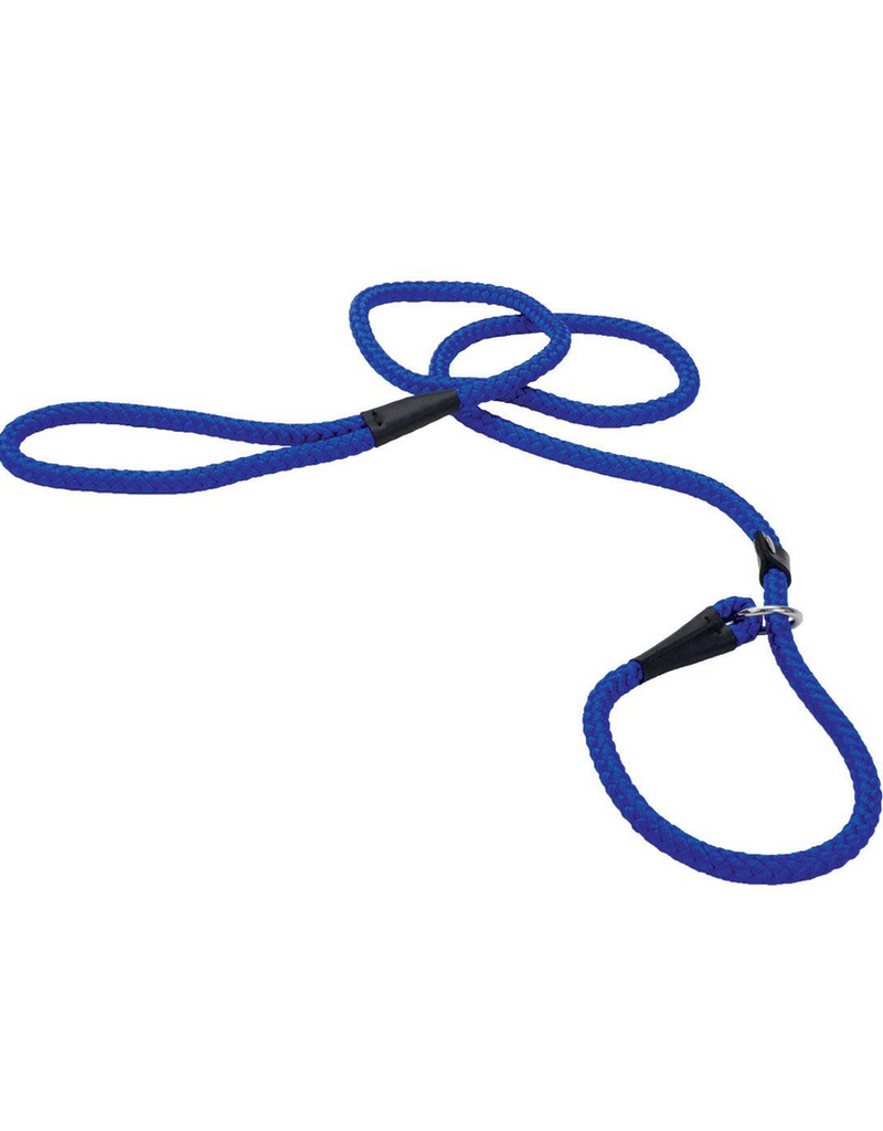 Coastal Rope Slip Leash, Blue, 1/2" x 06'