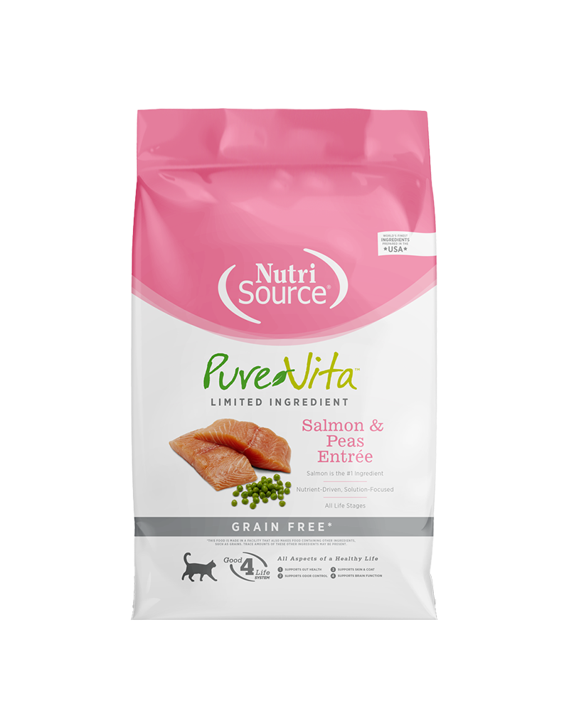Nutrisource NutriSource Pure Vita Salmon & Pea Cat Food 4LB