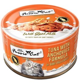 Fussie Cat Fussie Cat Tuna & Anchovies In Goat Milk Gravy Canned Cat Food 2.47oz