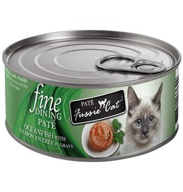 Fussie Cat Fussie Cat Fine Dinning Pate Ocean Fish & Salmon Entree In Gravy Canned Cat Food 2.82oz