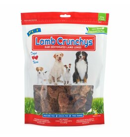 PCI Pet Center Pet Center Inc Lamb Crunchy's 100 % Dehydrated Raw Lamb Lung Dog Treats 8oz
