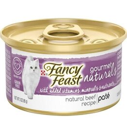 Fancy Feast Gourmet Naturals beef recipe 3oz
