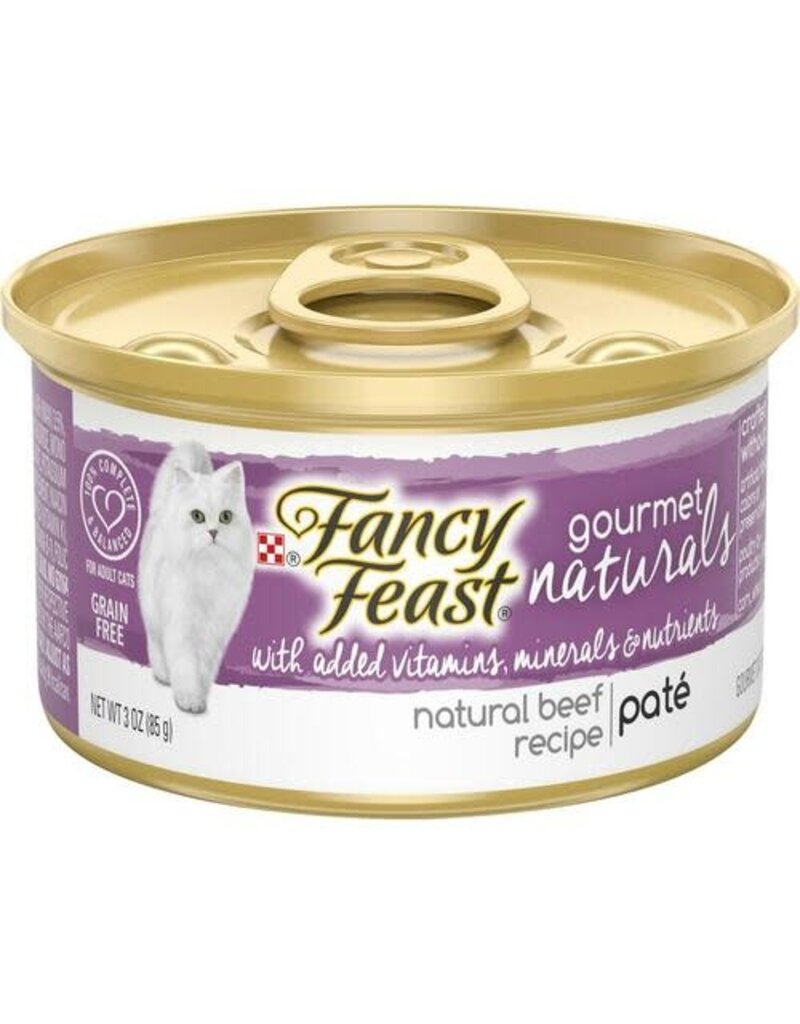 Fancy Feast Gourmet Naturals beef recipe 3oz