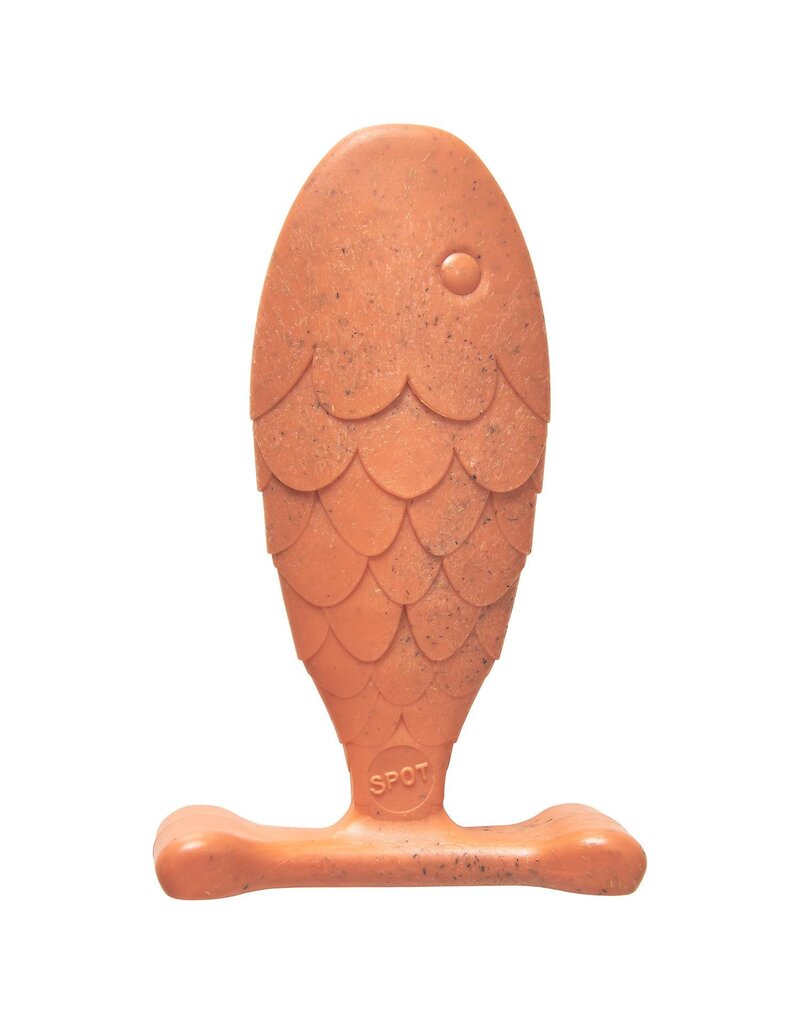 Ethical Bambone Fish Salmon Dog Toy 5.5"