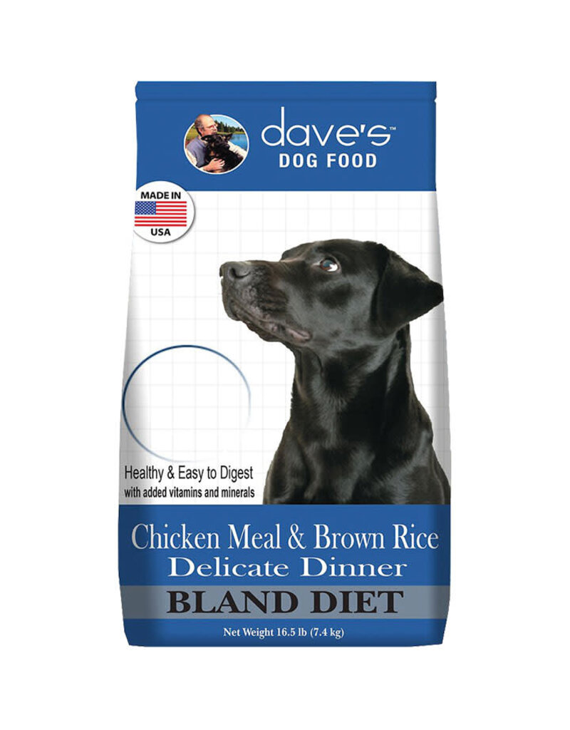 Daves Pet Food Dave's Chicken Meal & Brown Rice  Bland Diet Dog Food 4LB