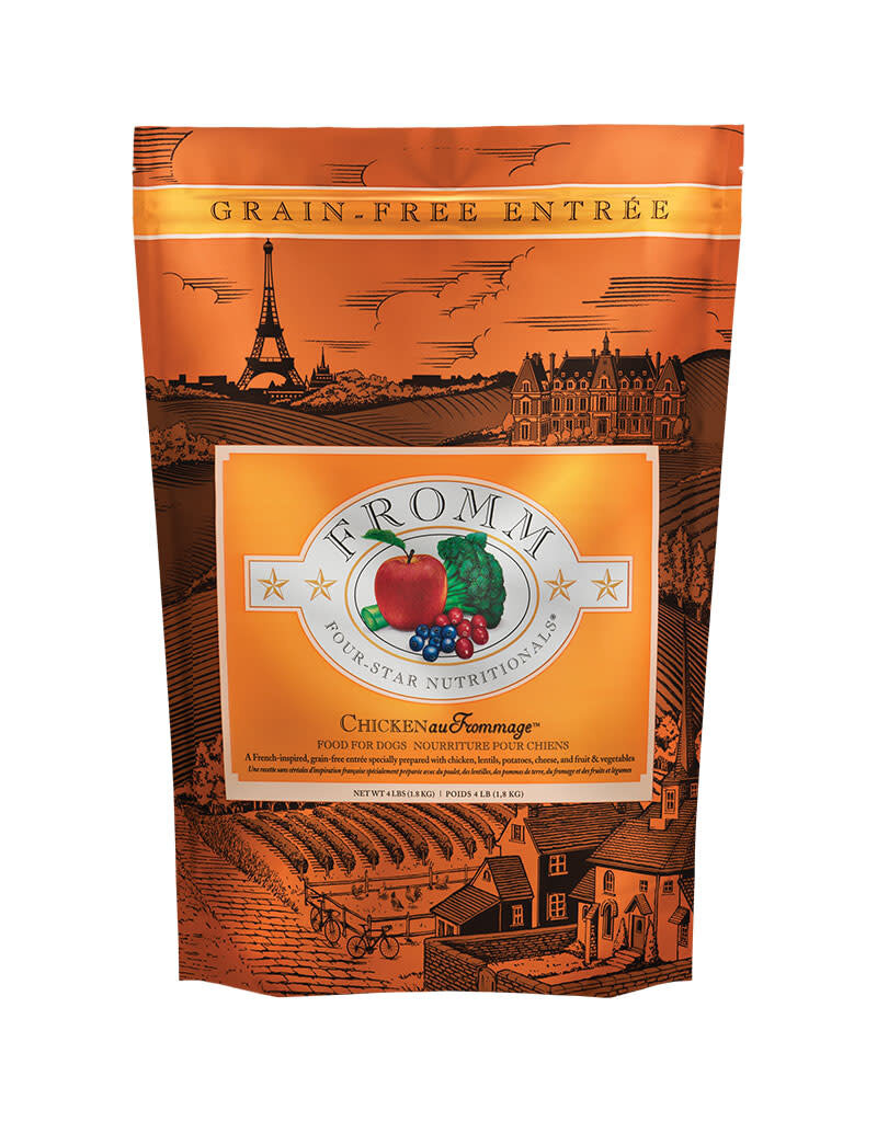 Fromm Fromm Family Four Star Grain Free Chicken Au Frommage Dog Food 4LB