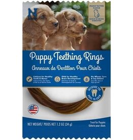 N-Bone NBONE DOG TEETHING RING PEANUT BUTTER SINGLE