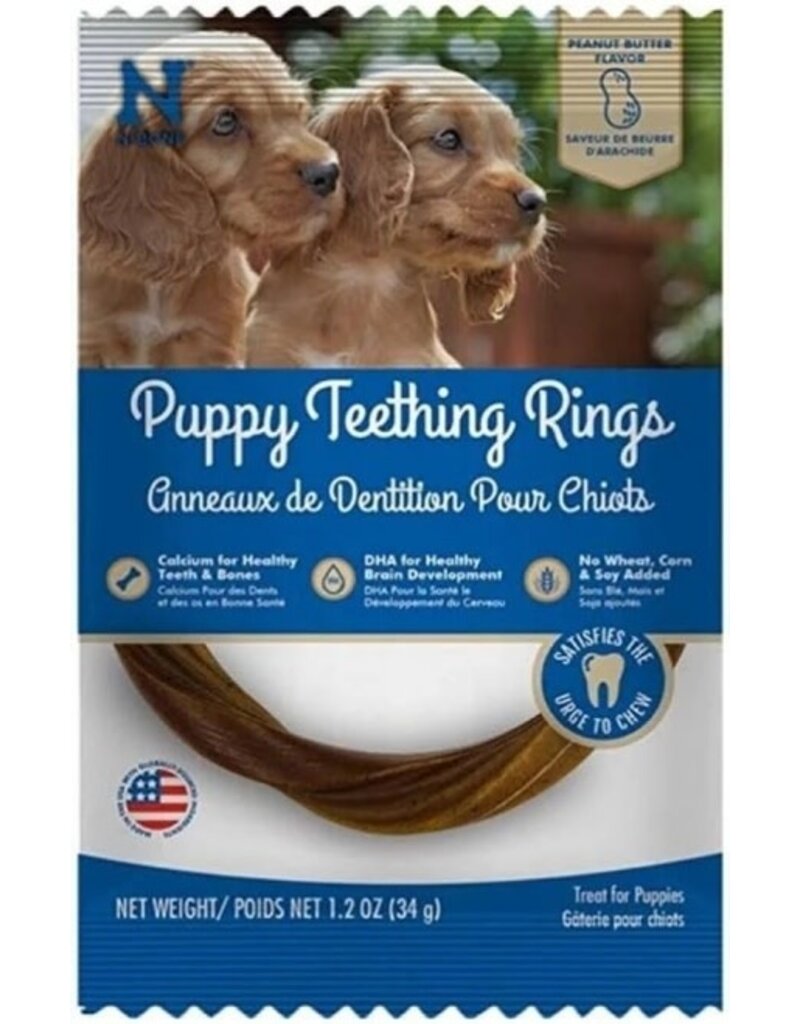N-Bone NBONE DOG TEETHING RING PEANUT BUTTER SINGLE