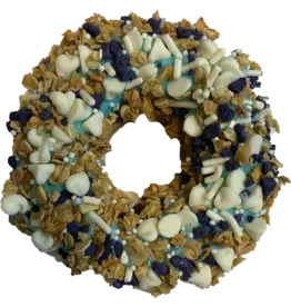 K9 Granola Factory K9 Granola Factory Gourmet Donut, Crunchy Cobbler Blueberry Yogurt Gourmet Donut Dog Treat