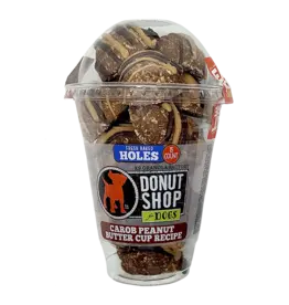 K9 Granola Factory K9 Granola Factory Donut Holes, Carob Peanut Butter Cup Recipe Dog Treats 15ct