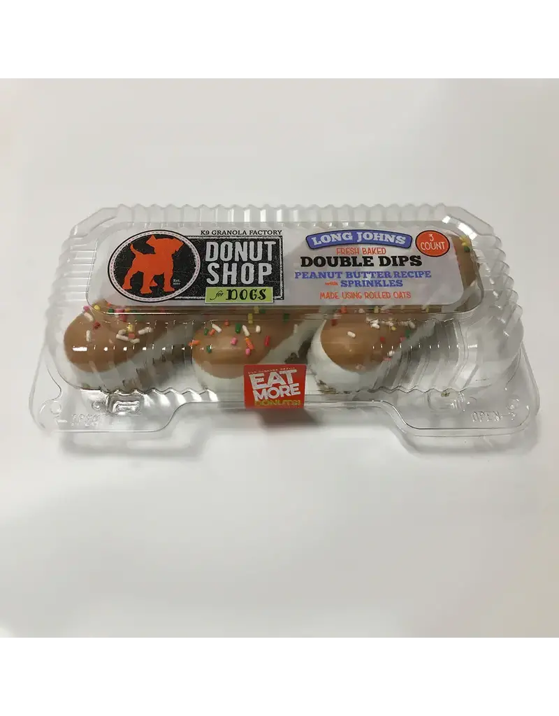 K9 Granola Factory K9 Granola Factory Long Johns, Peanut Butter & Sprinkles Dog Treats