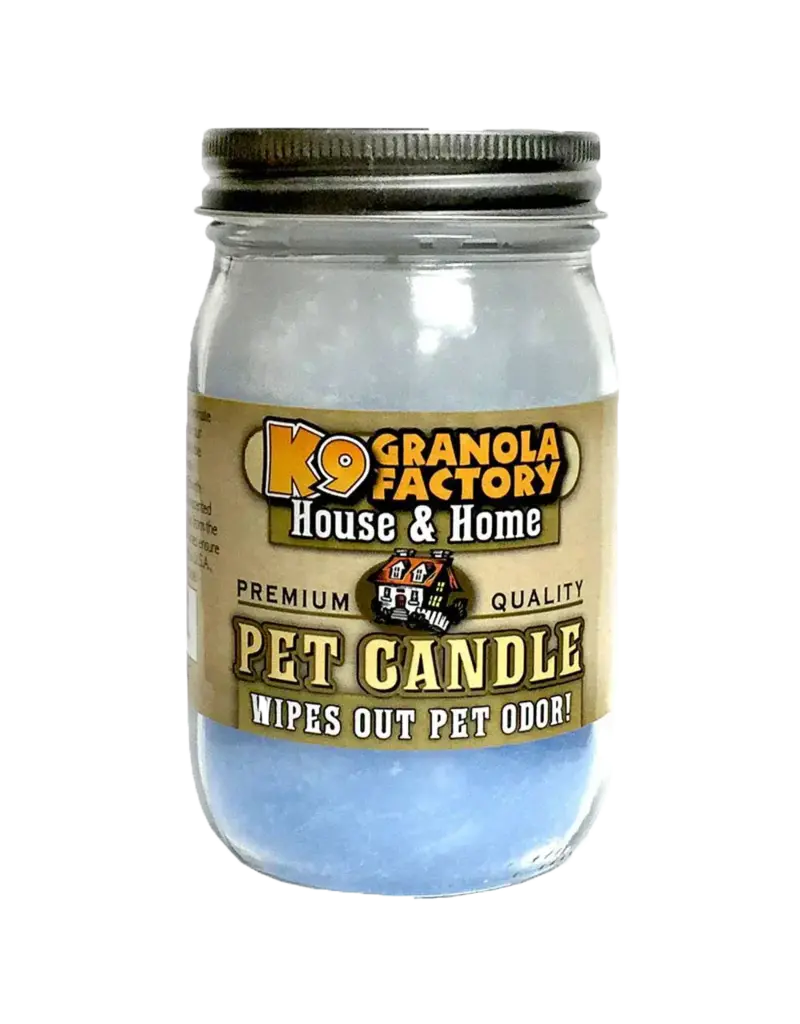 K9 Granola Factory K9 Granola Factory House & Home Collection, Fluffy Puppy Pet Odor Eliminator Candle, 16oz