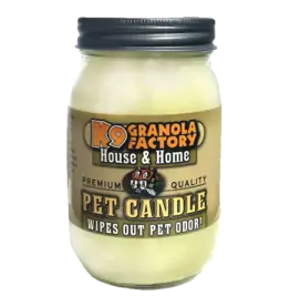 K9 Granola Factory K9 Granola Factory House & Home Collection, Jack Frost Pet Odor Eliminator Candle, 16oz