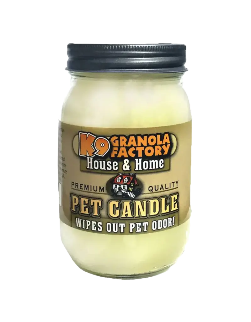 K9 Granola Factory K9 Granola Factory House & Home Collection, Jack Frost Pet Odor Eliminator Candle, 16oz