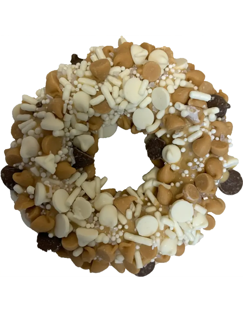 K9 Granola Factory K9 Granola Factory Gourmet Donut, Peanut Butter Cup Blizzard Donut Dog Treat