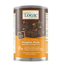 Nature's Logic Nature's Logic Dog & Cat Can 100% Pumpkin Puree 15 oz 12/Case