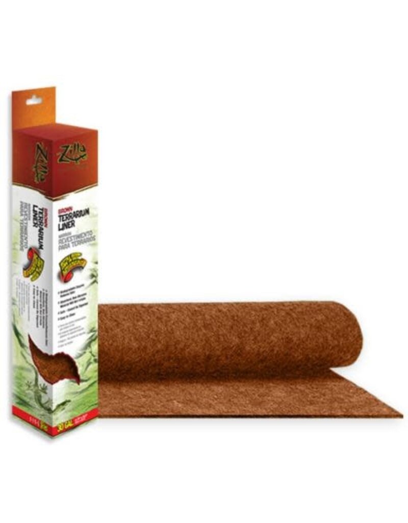 Zilla Terrarium Liner Brown 10 gal 20 x 10"