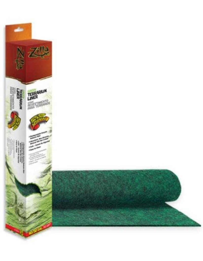 Zilla Terrarium Liner Green 30 gal 36 x 12"