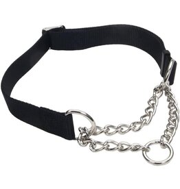 Coastal Pet - Check-Choke - Adjustable Check Training Collar for Dog Black Medium
