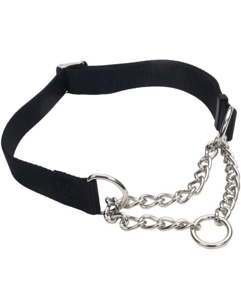 Coastal Pet - Check-Choke - Adjustable Check Training Collar for Dog Black Medium