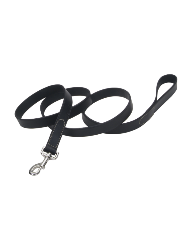 Circle T Oak Tanned Leather Leash' Black