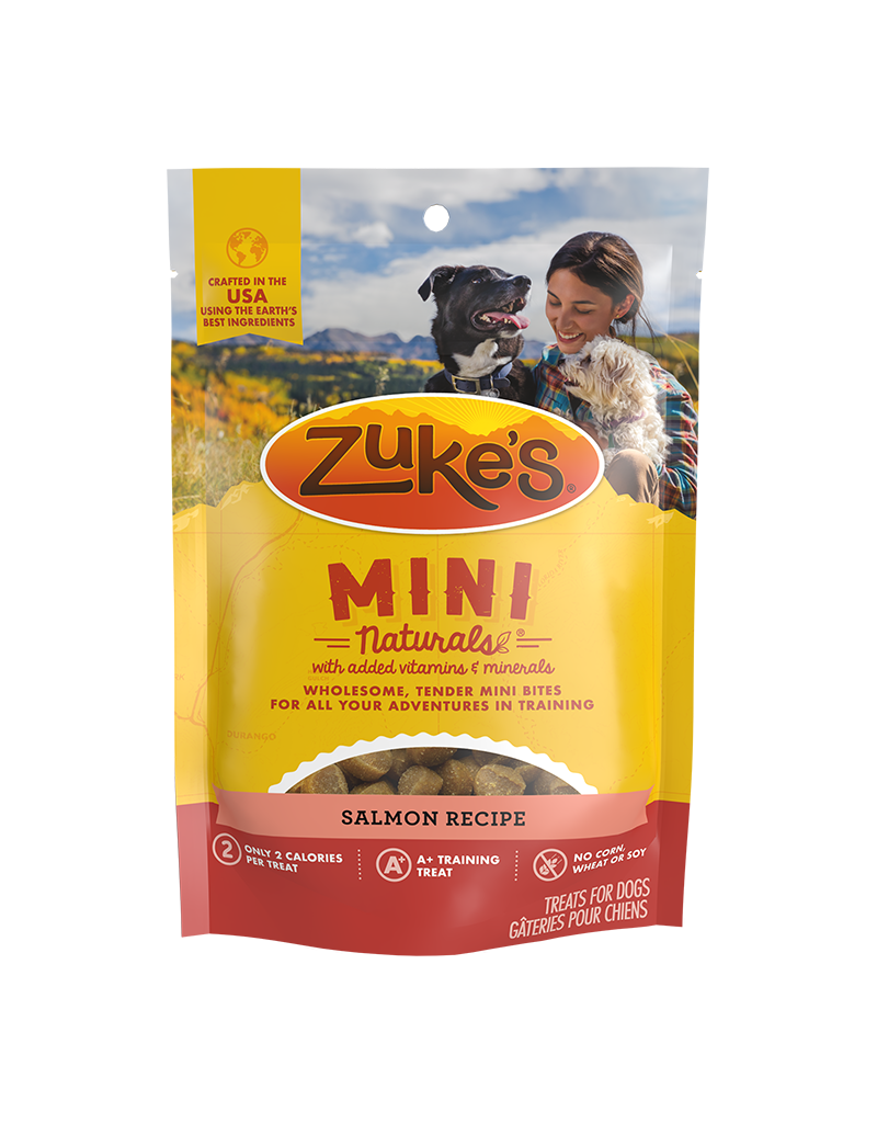 Zuke's Zuke's Mini Naturals Salmon Recipe Dog Treats 1LB