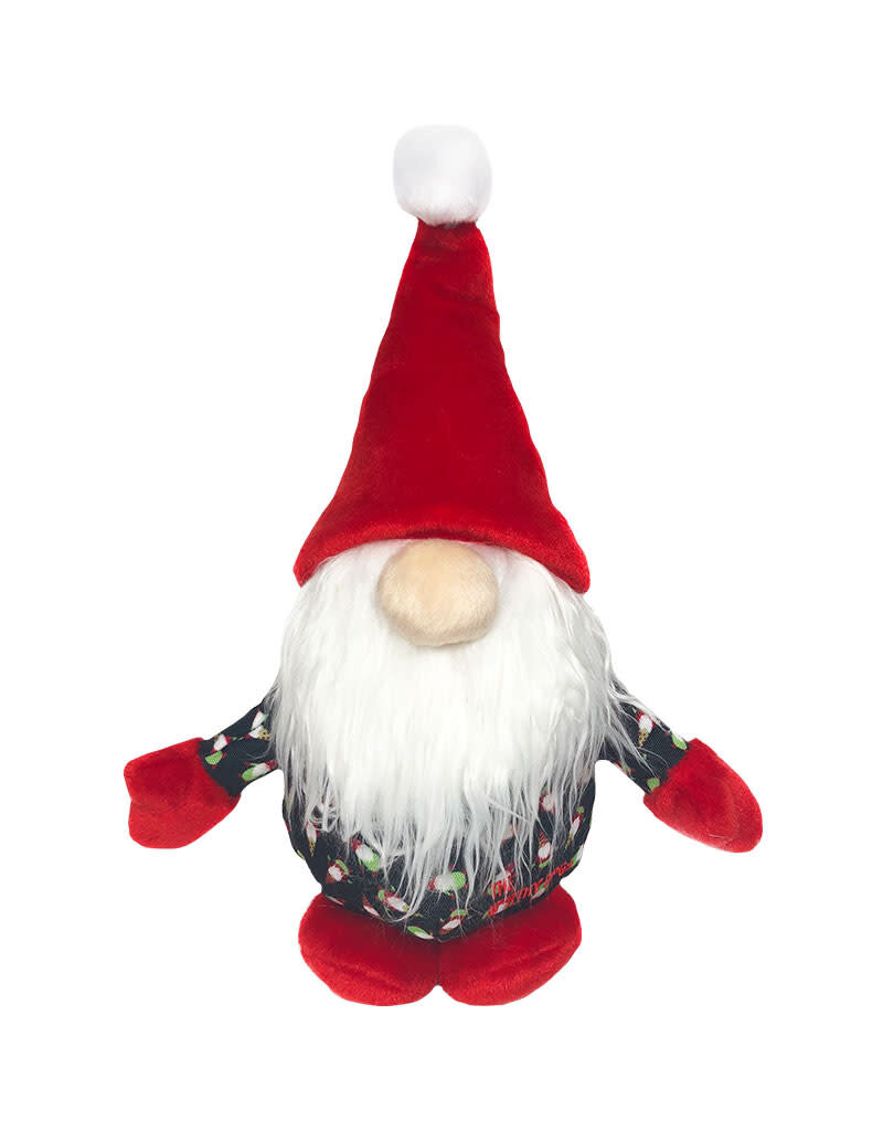 The Worthy Dog The Worthy Dog Large Gnome Holiday Dog Toy