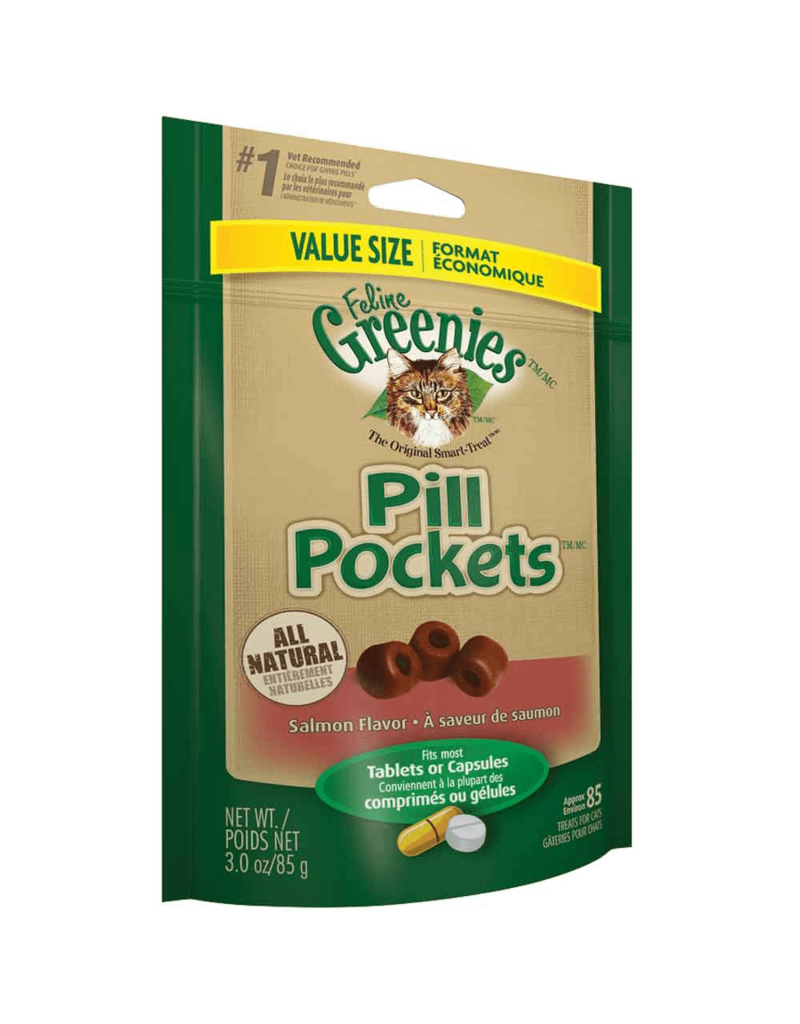 Greenies Greenies Pill Pockets Feline Salmon Flavor Cat Treats